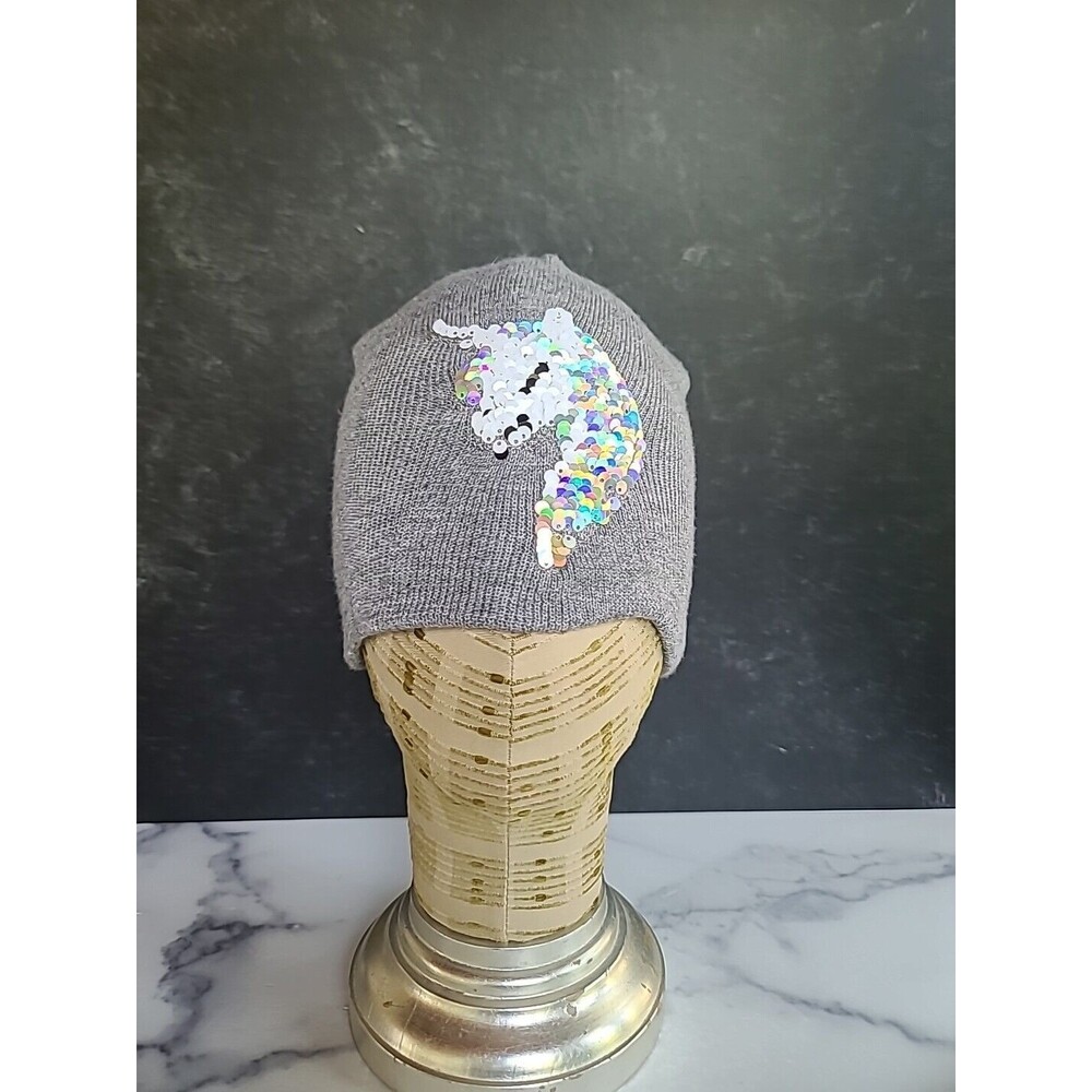 Unicorn Sequin Kids Winter Hat